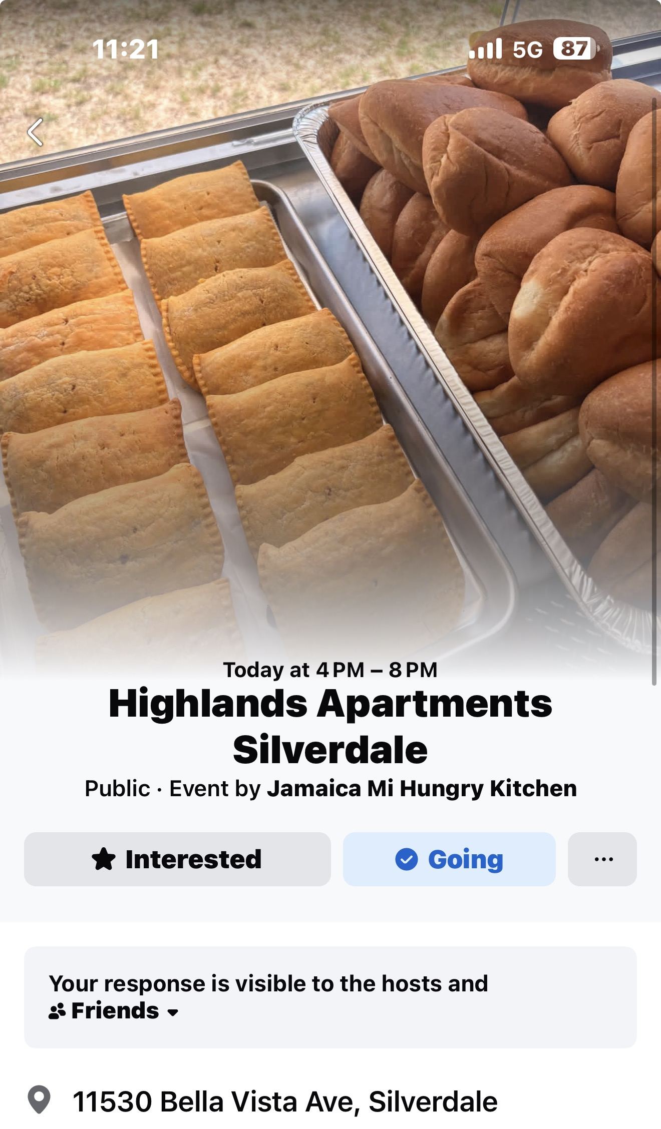 Facebook event post: Highlands Apartments Silverdale